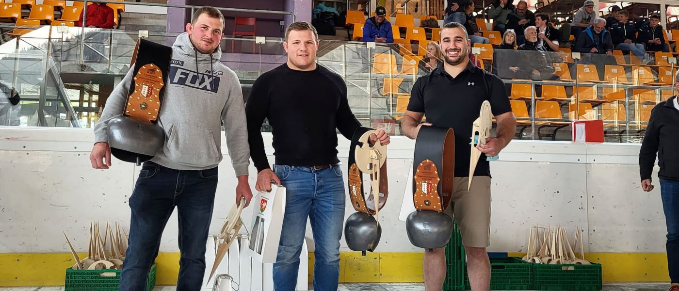 Marc Gottofrey, 3ème, Patrick Gobeli, vainqueur, Steve Duplan, 3ème