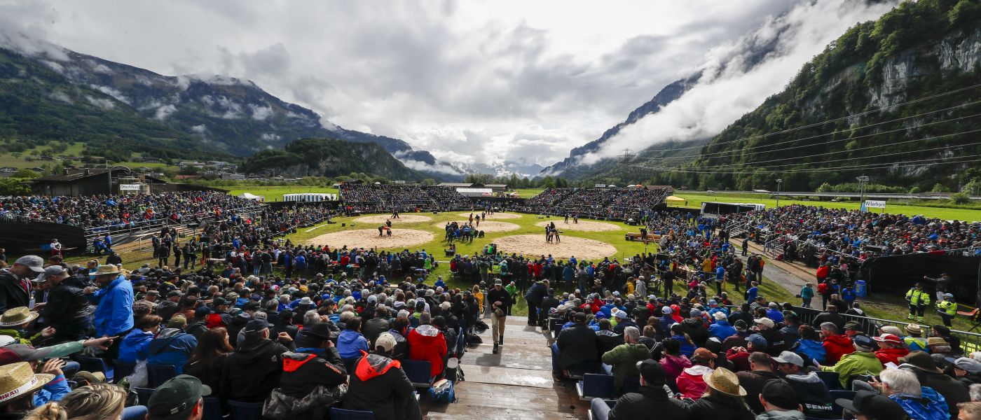 25.05.2024, Oberländisches Schwingfest Brienz, Arena